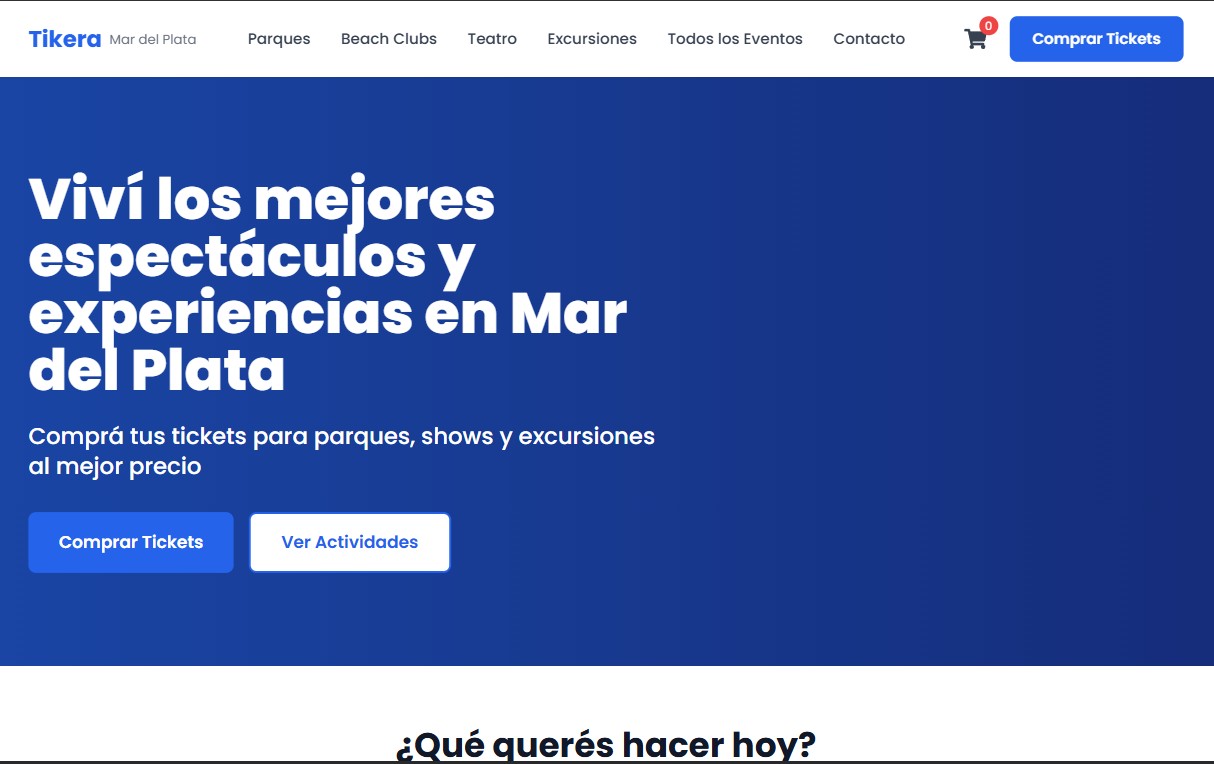 Captura de Demo — Venta de Tickets