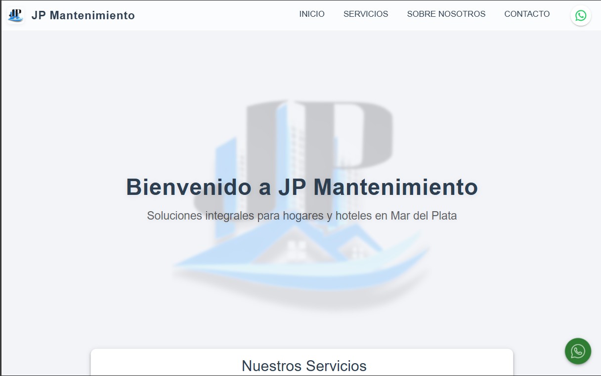 Captura de JP Mantenimiento y Reciclado
